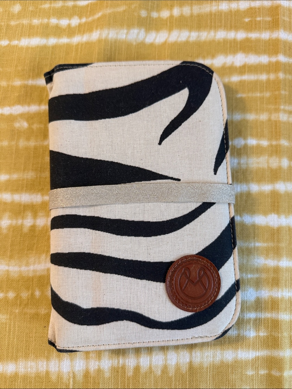 Maaji Zebra Print Organizer Wallet - Black and Cream